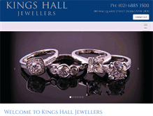 Tablet Screenshot of kingshall.com.au